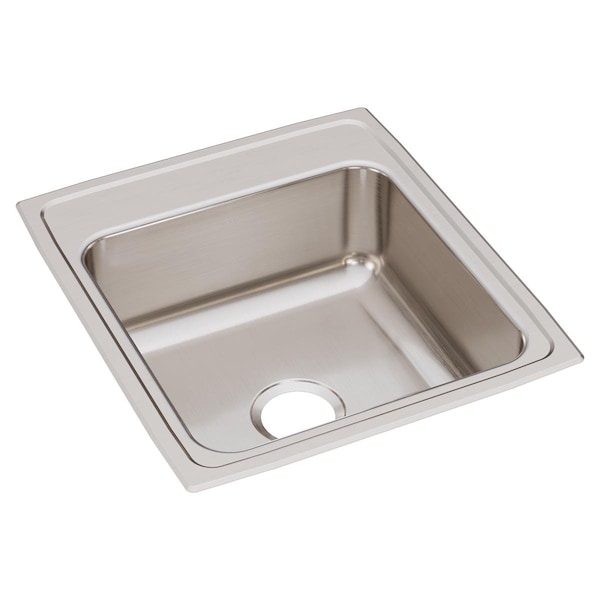 Gourmet Stainless Steel 19-1/2 X 22 X 7-5/8 Single Bowl Top Mount Sink